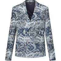LOUIS VUITTON Double-Breasted Cotton And Linen Blend Tailored Jacket