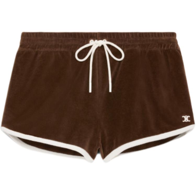 CELINE SS25 Casual Shorts Women's Light Umber
