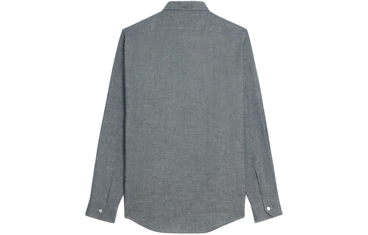 CELINE Loose Shirt In Light Chambray Cotton