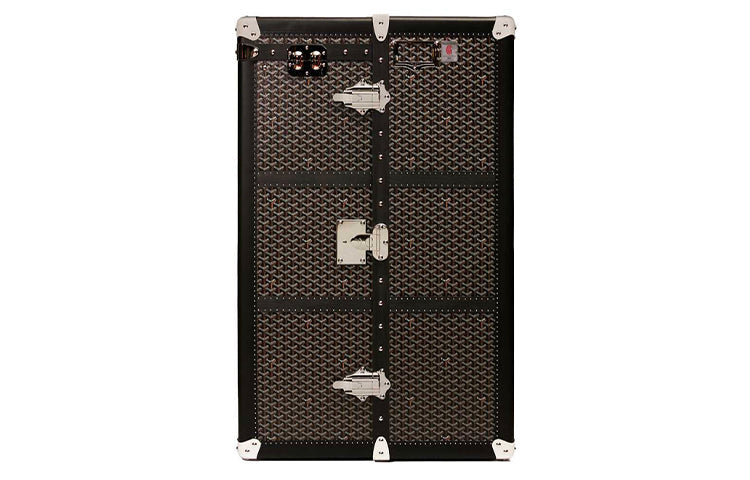 GOYARD Canvas With Leather Storage Boxes Men's Black