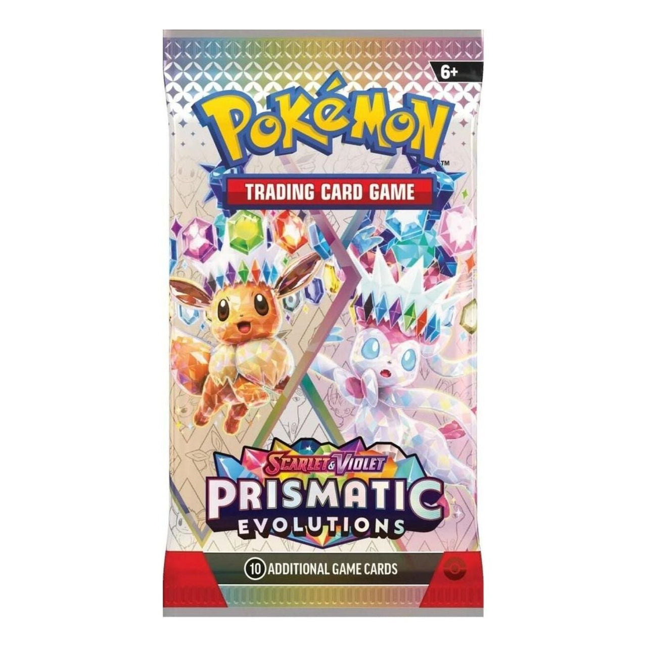 Pokemon Card Eng. 2025 Pokemon SV: Prismatic Evolutions Booster Bundle (1 Pack) 10-10025-101-PACK
