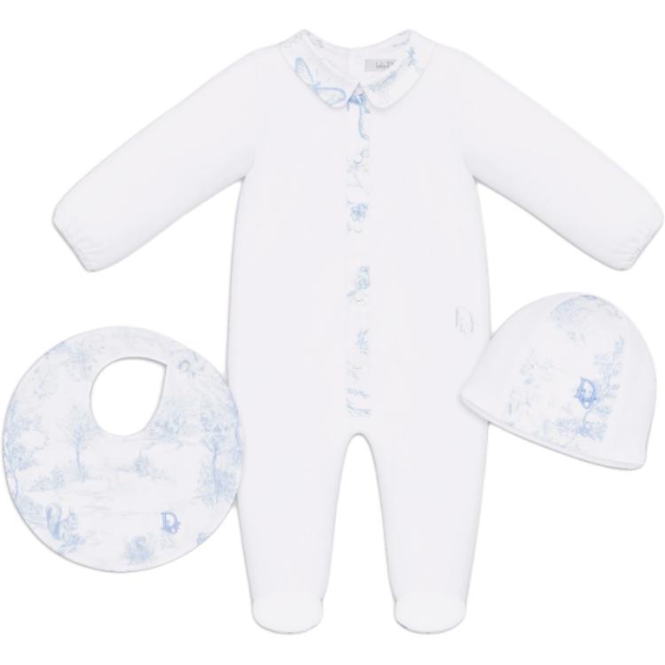 DIOR Jumpsuit Set Of 3 Light Blue Infant And Toddler