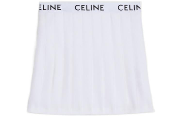 CELINE Casual Short Skirts Women's White