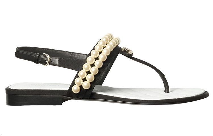 CHANEL Stylish Sandal Women's Black