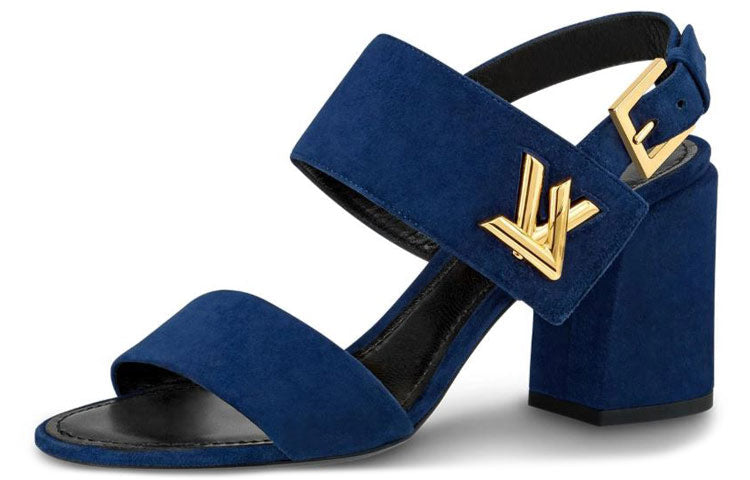 LOUIS VUITTON LV Horizon Strap Sandals Women's Blue