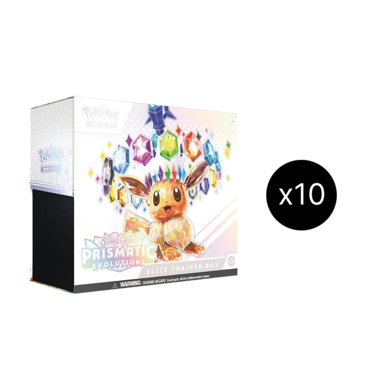Pokemon Card Eng. 2025 Pokemon SV: Prismatic Evolutions Elite Trainer Box Case 100-10013-C