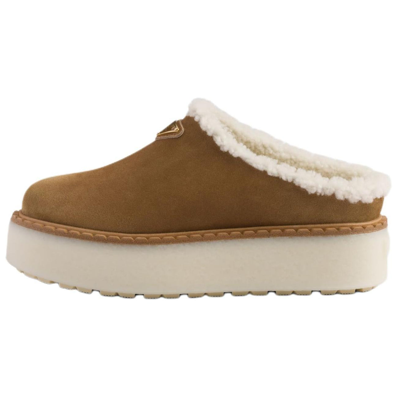 PRADA Closed Toe Slippers Women's Brown