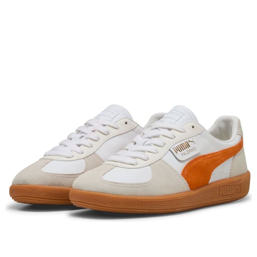 PUMA Palermo Leather 'PUMA White Orange Glo' 396464-16