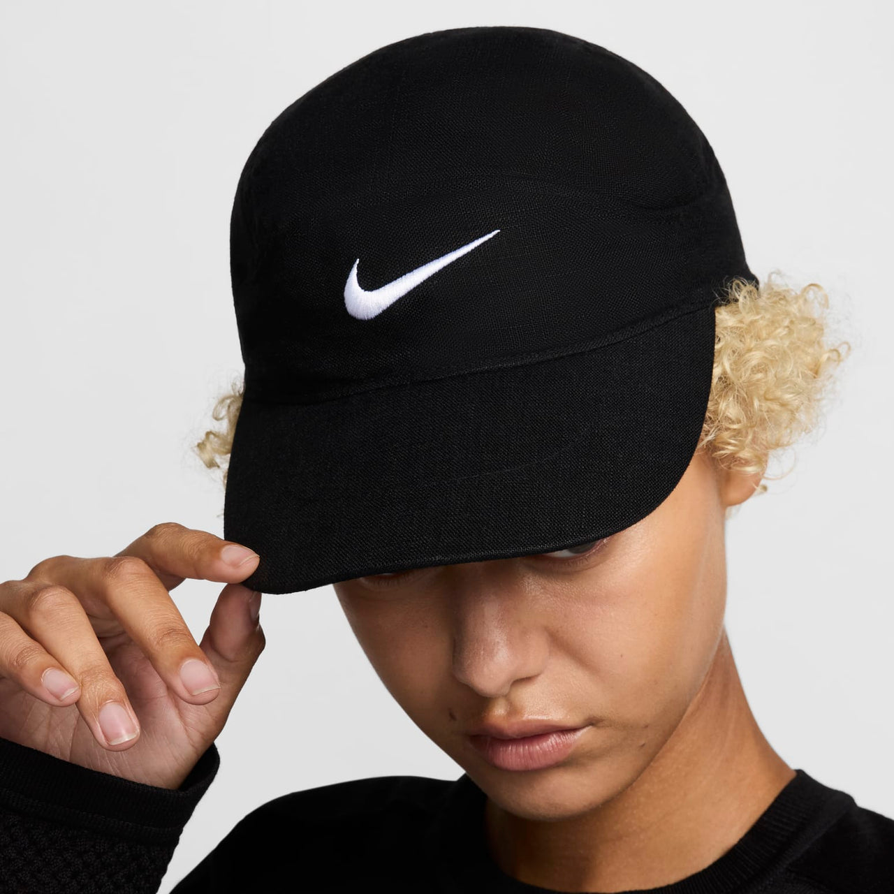 Nike x Stussy Linen Fly Cap 'Black White' HF0008-010