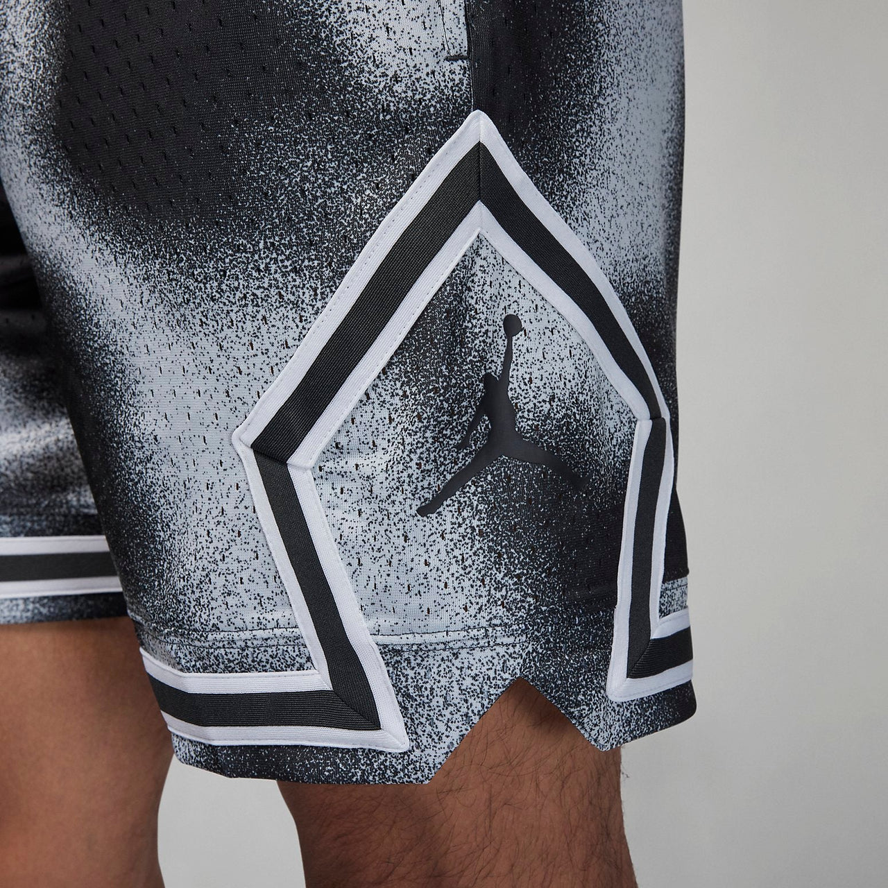 Air Jordan Dri-fit Sport Diamond Pattern Shorts 'Black Wolf Gray Wolf Gray' FB7577-070