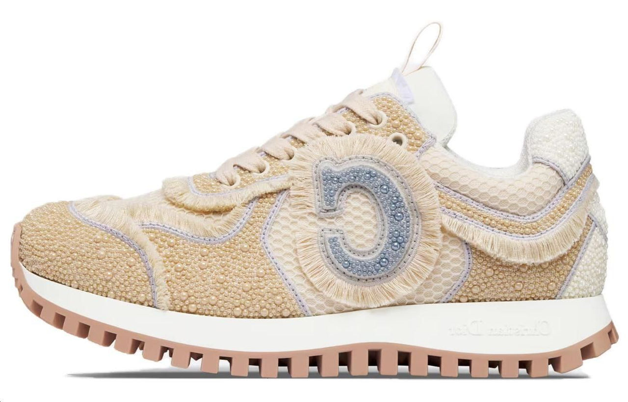 DIOR Low-Top Casual Shoes Women's Light Brown