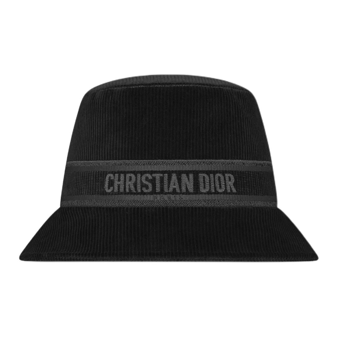 DIOR Cotton Bucket Hats Women's Black