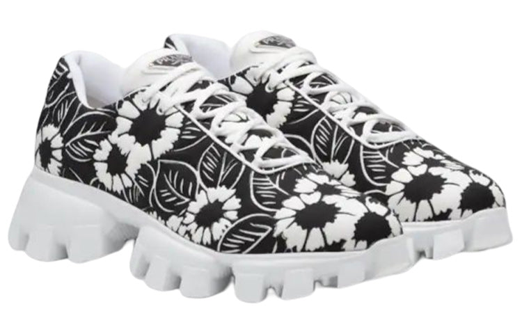 PRADA Casual Shoes Men Low-Top Black/White