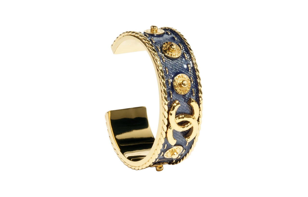 CHANEL - Bangles Women's Black/Gold
