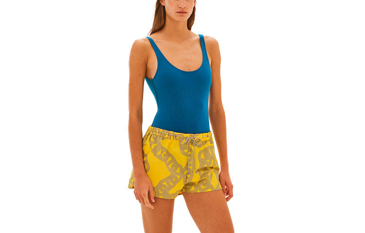 HERMES Casual Shorts Women's Yellow