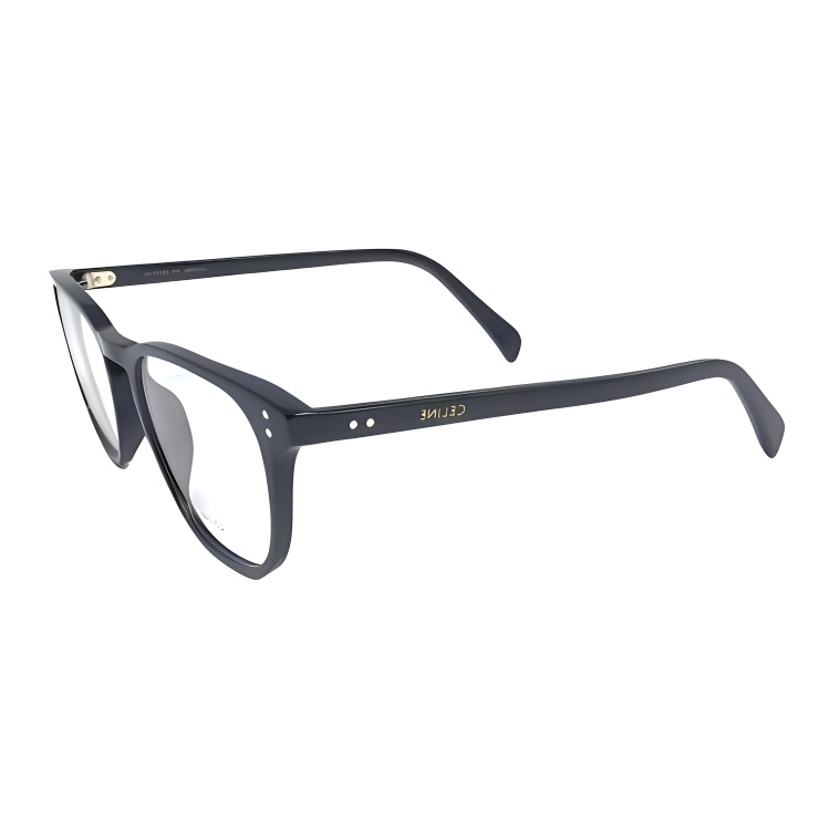 CELINE Acetate Oval Eyeglass Frames Men's Black