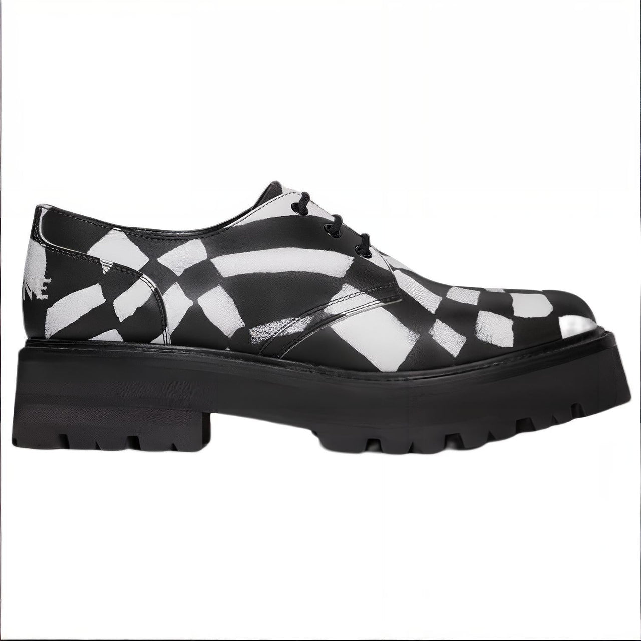 CELINE Derby Shoes Men's Black White
