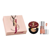 SAINT LAURENT Leather Cushion Lip Gloss Makeup Sets Easy to Blend Natural 12g+6ml