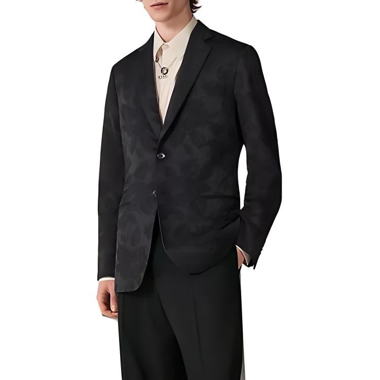HERMES SS23 Business Suits Coats Men's Black