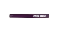 MIU MIU Hair Clips Women's Purple/White