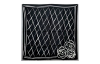 CHANEL Silk Scarves Women's Black
