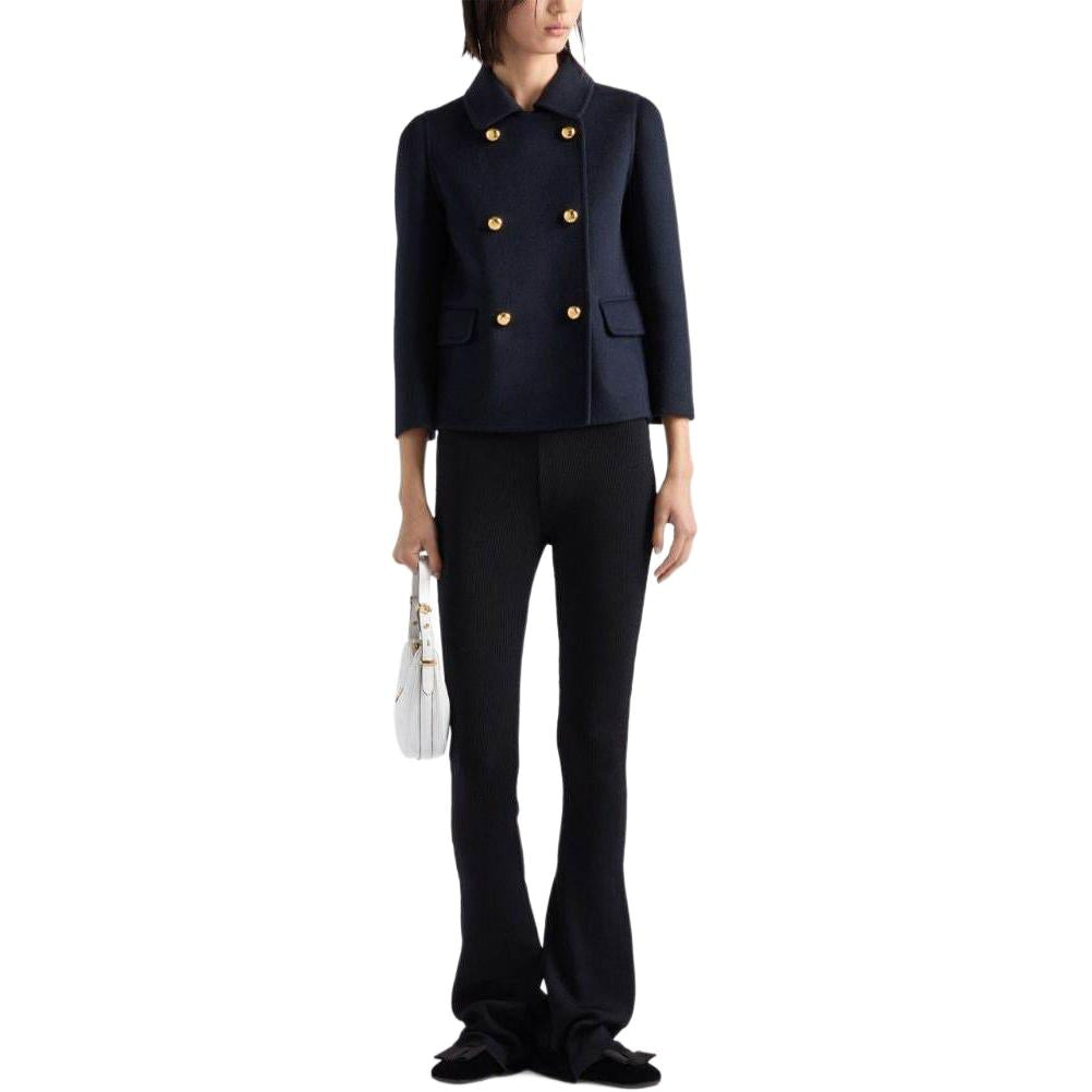 PRADA Double Breasted Long Sleeved Jacket