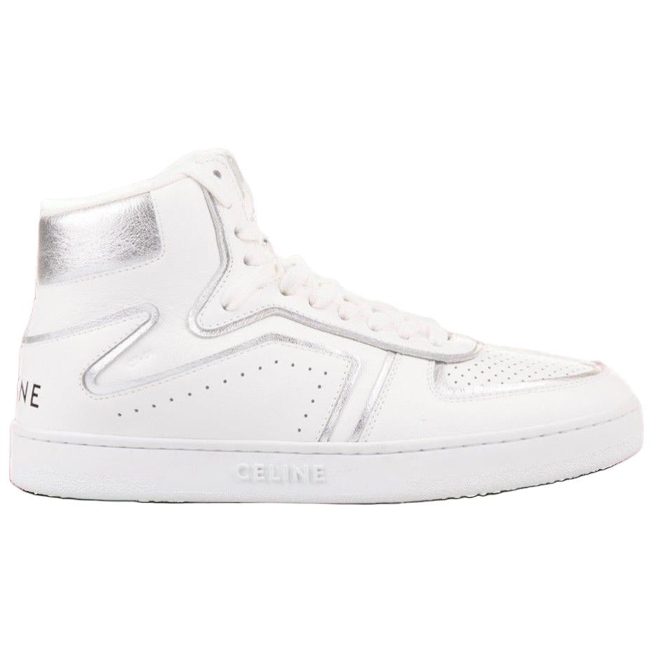CELINE CT 01 'Z' High Top Skateboard Shoes Women's White