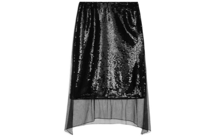 CELINE Casual Long Skirts Women's Black