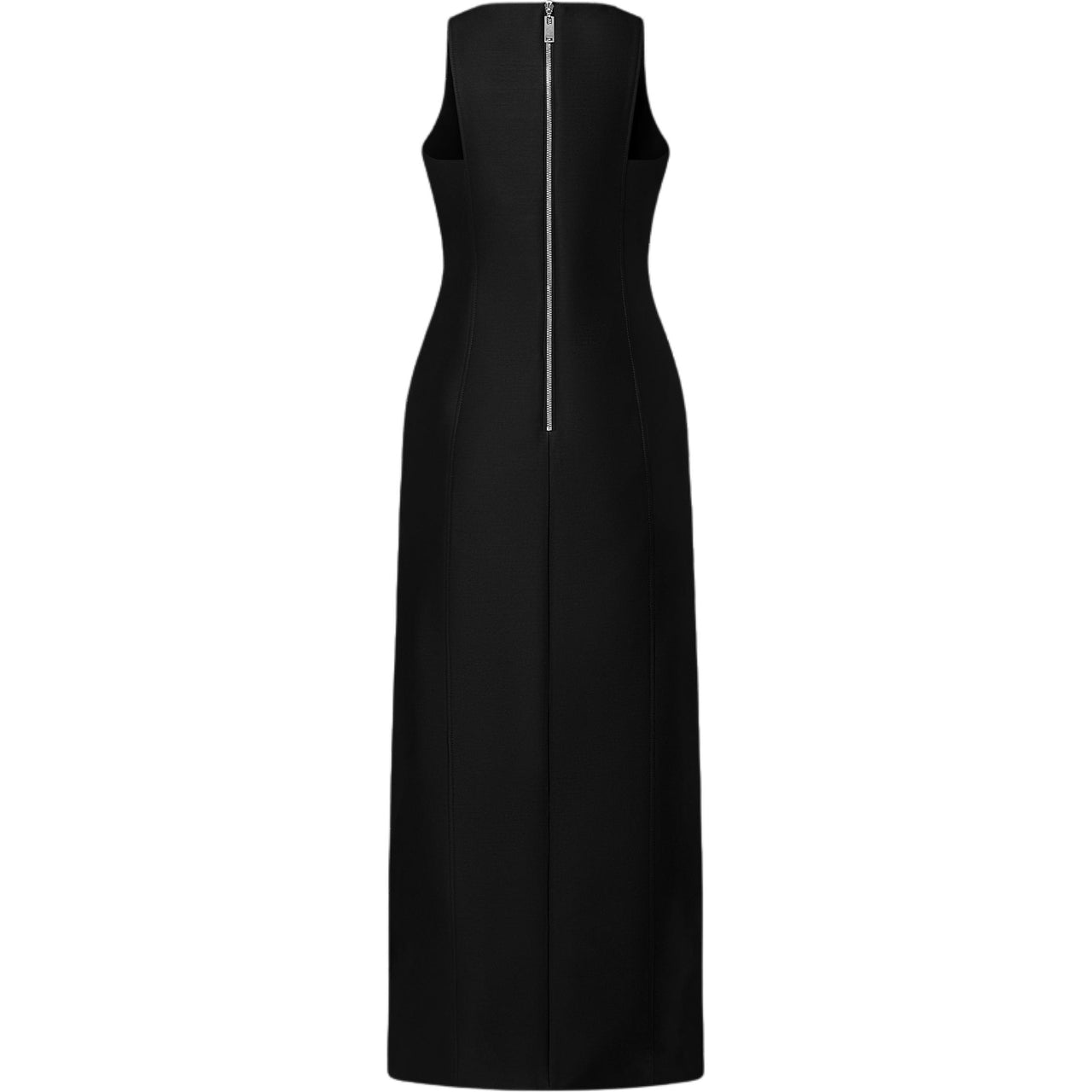 LOUIS VUITTON Jewel Button Mikado Fitted Dress