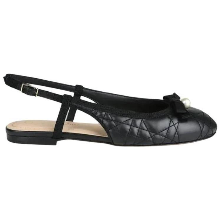 DIOR CD Casual Single Shoes Women's Black