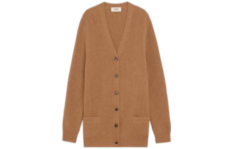 CELINE Cashmere Sweater Women's Khaki