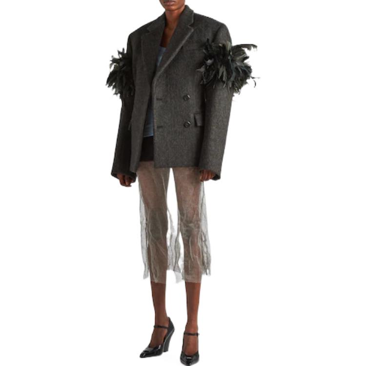 PRADA Business Suits Women's Slate Gray