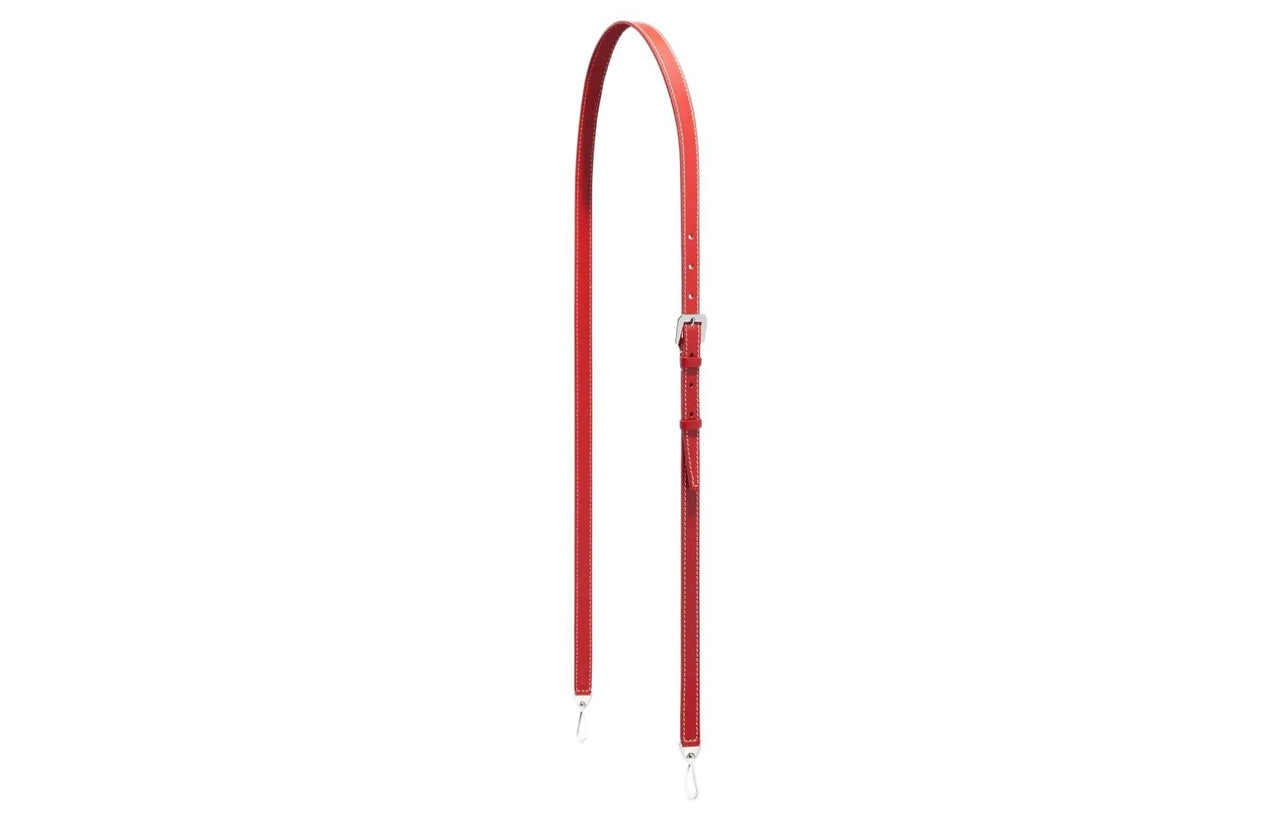 GOYARD Cow Leather Bag Straps Small Size Unisex Red