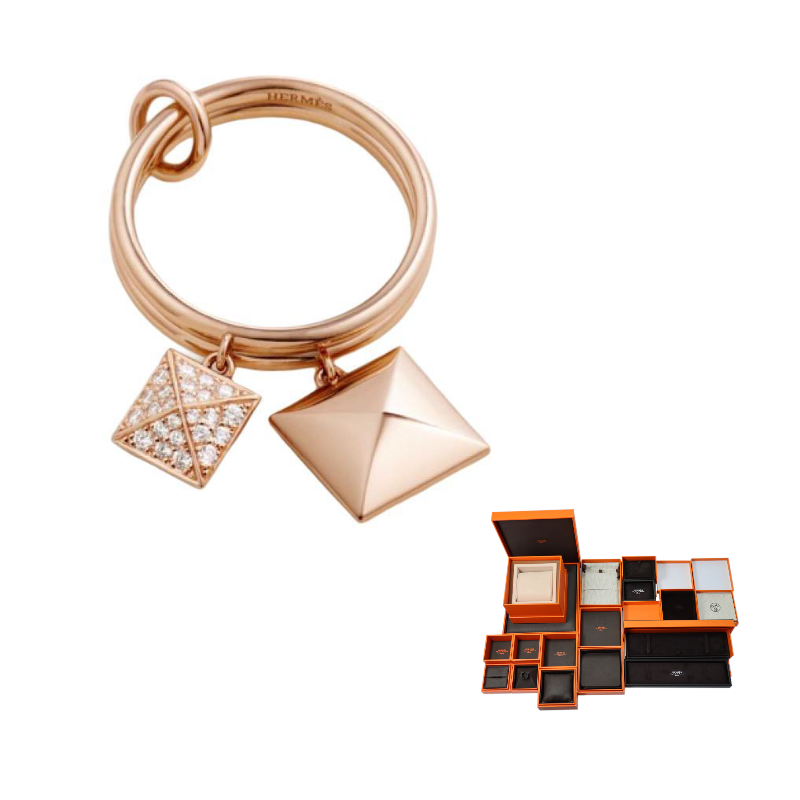 HERMES - Rings Women's Rose Gold