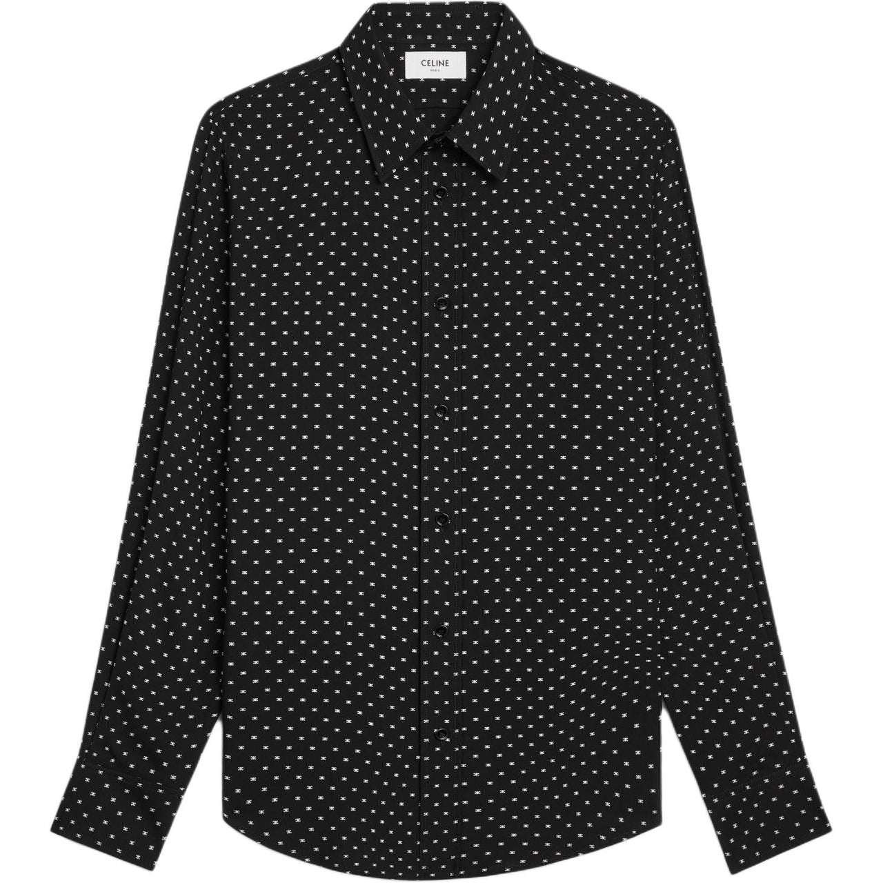 CELINE All Over Patterned Long Sleeved Shirt
