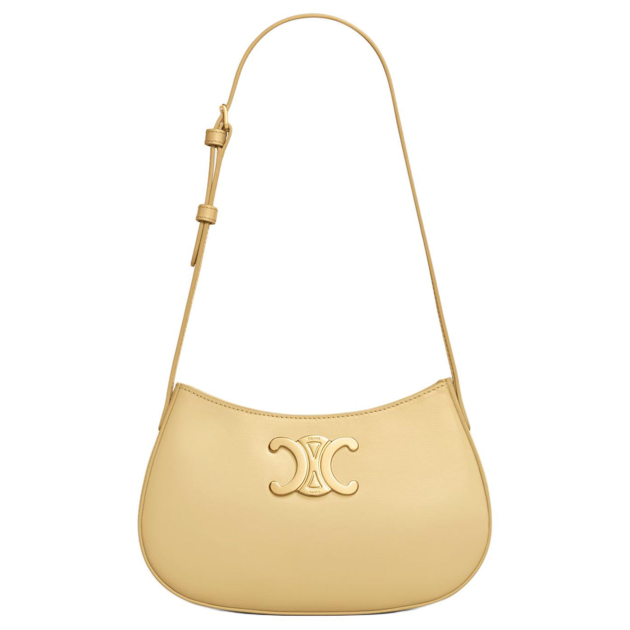 CELINE Calfskin Handbag Shoulder Bag Women's Blossom Pink