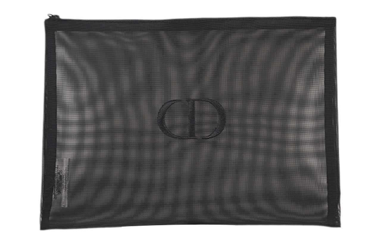 DIOR Embroidery CD Black Yarn Mesh Make up Tools