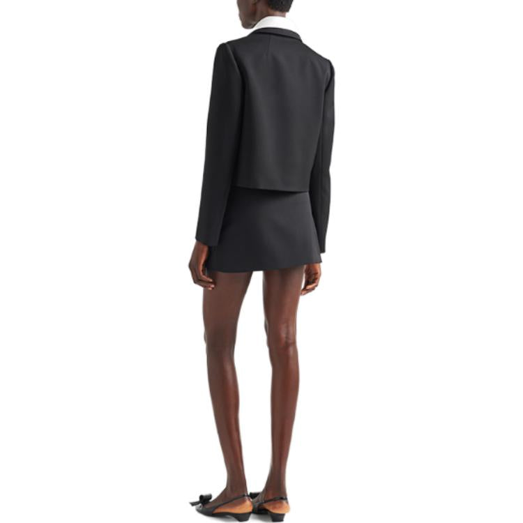 PRADA Embellished Straight Hem Mini Skirt