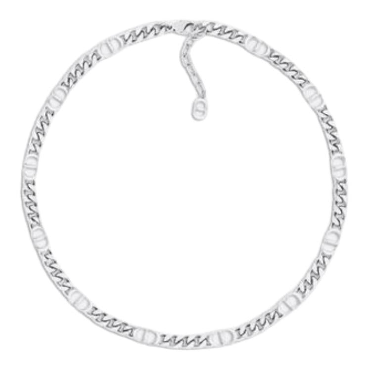 DIOR Brass Necklaces Men's Silver