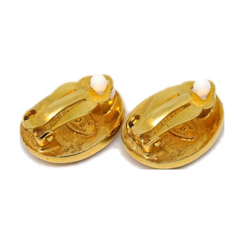CHANEL 1990 2000s Cc Earrings