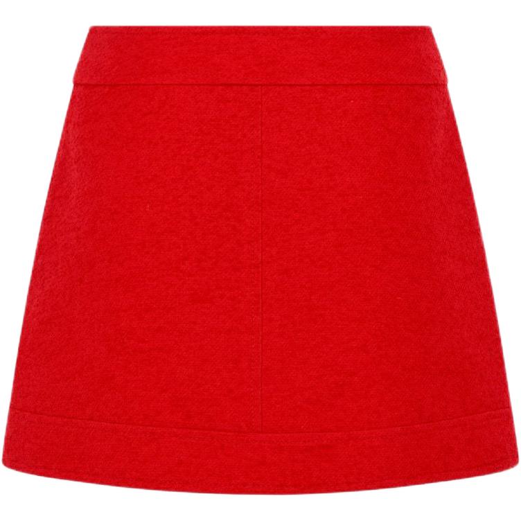 DIOR FW24 Casual Short Skirts Women's Red