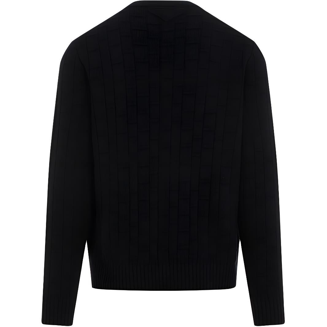 PRADA Crewneck Ribbed Knit Jumper