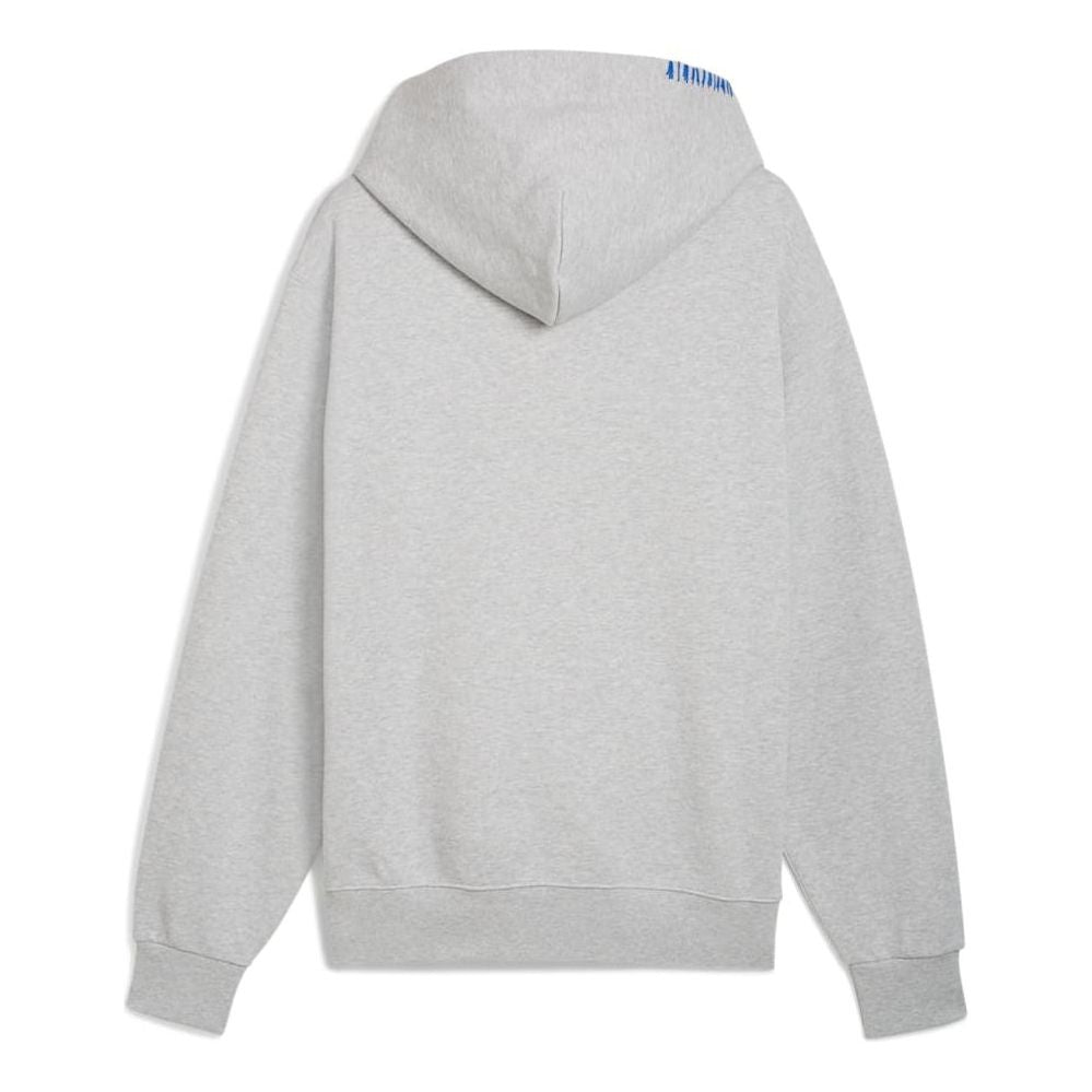 PUMA x MADHAPPY Fleece Hoodie 'Light Gray Heather' 635339-04