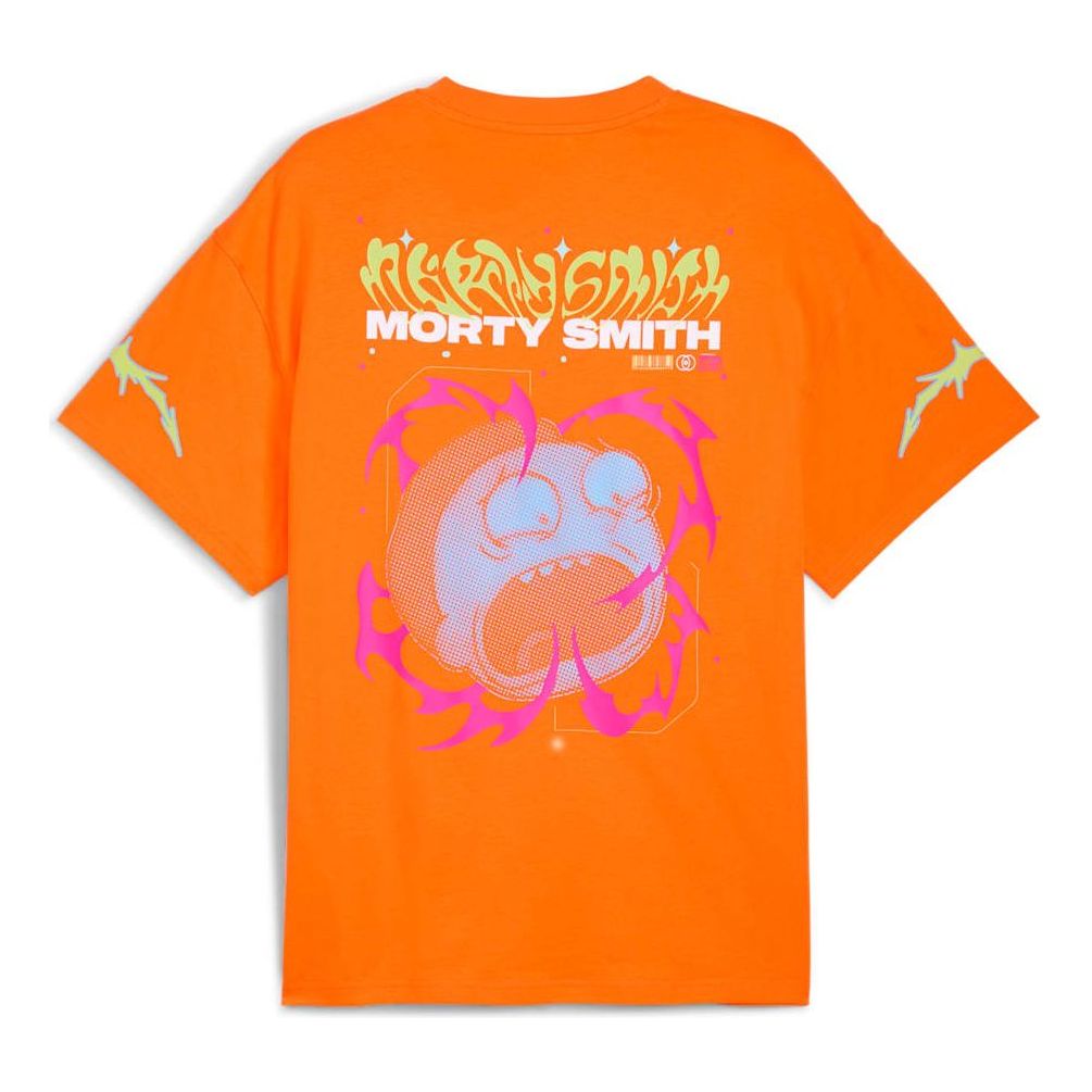 PUMA x RICK AND MORTY T-Shirt 'Rickie Orange' 633098-01