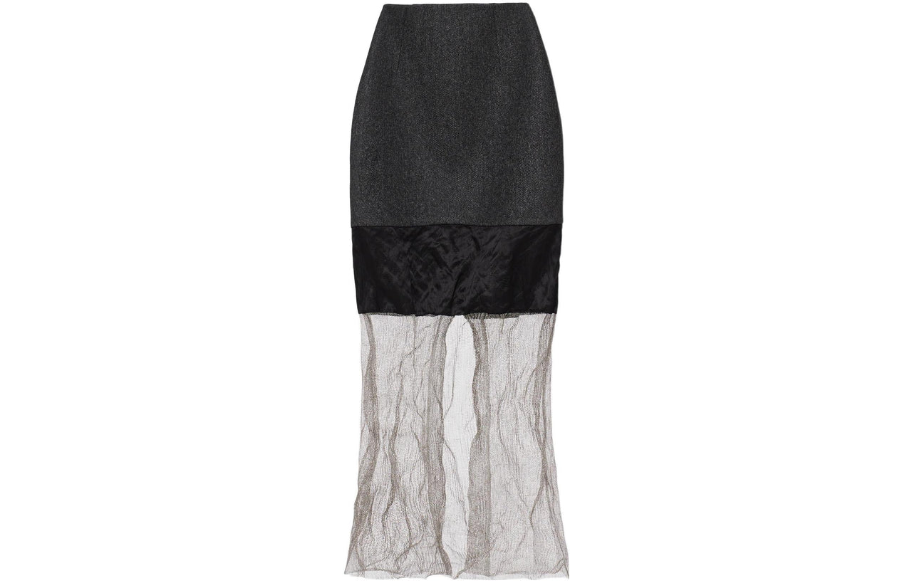 PRADA Casual Long Skirts Women's Black