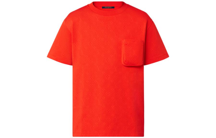 LOUIS VUITTON T Shirts Men Orange Red