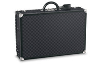 LOUIS VUITTON Canvas Portable Suitcase Hard Case Men's Black