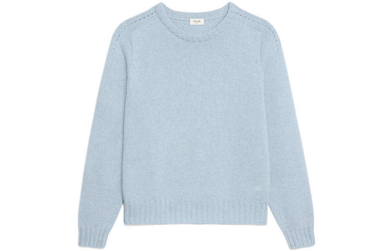 CELINE Loose Fit Sweater Women's Blue