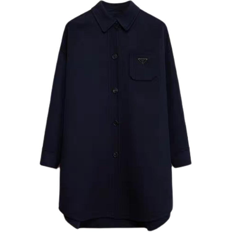 PRADA Coats Women's Blue