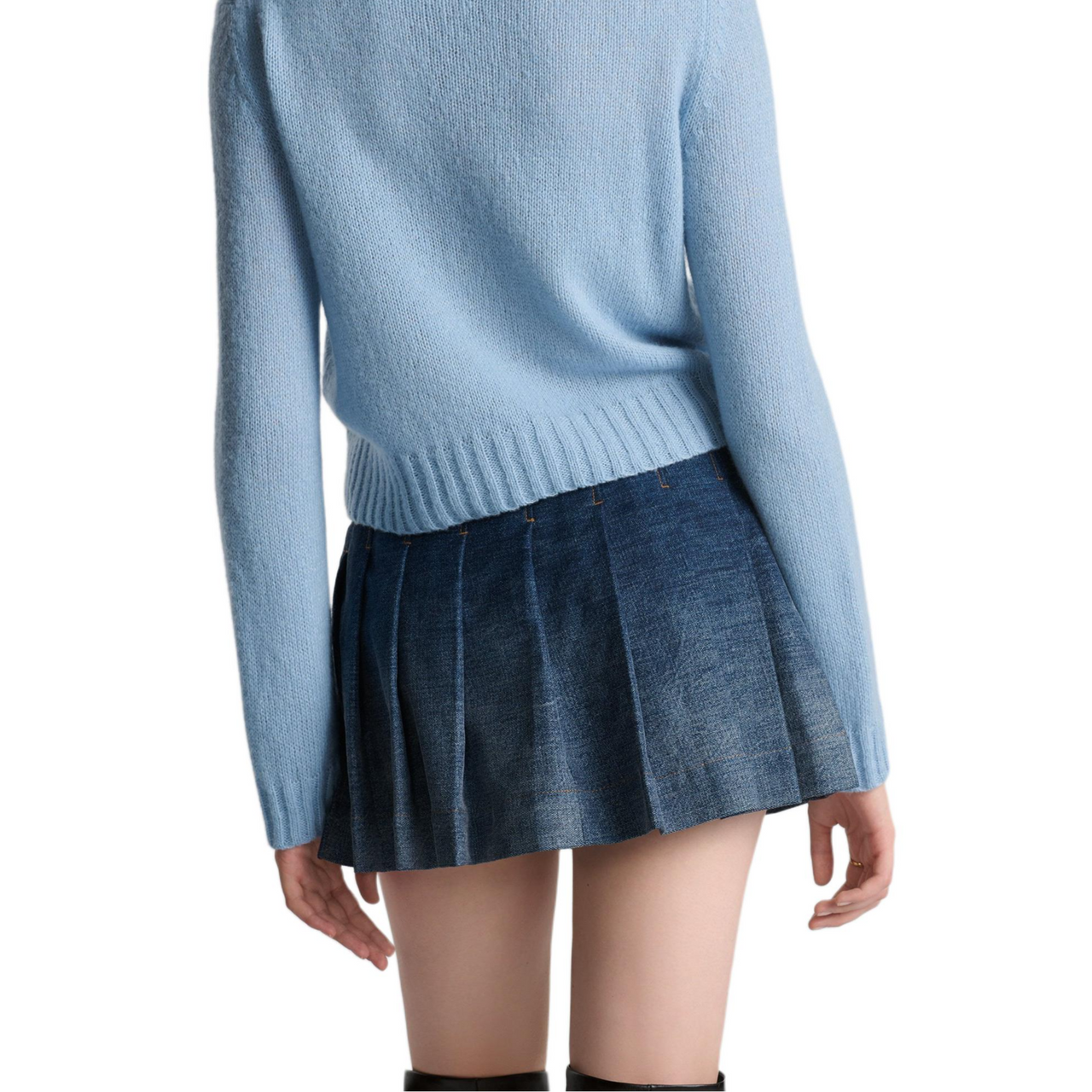 DIOR SS24 Denim Short Skirts Women's Blue